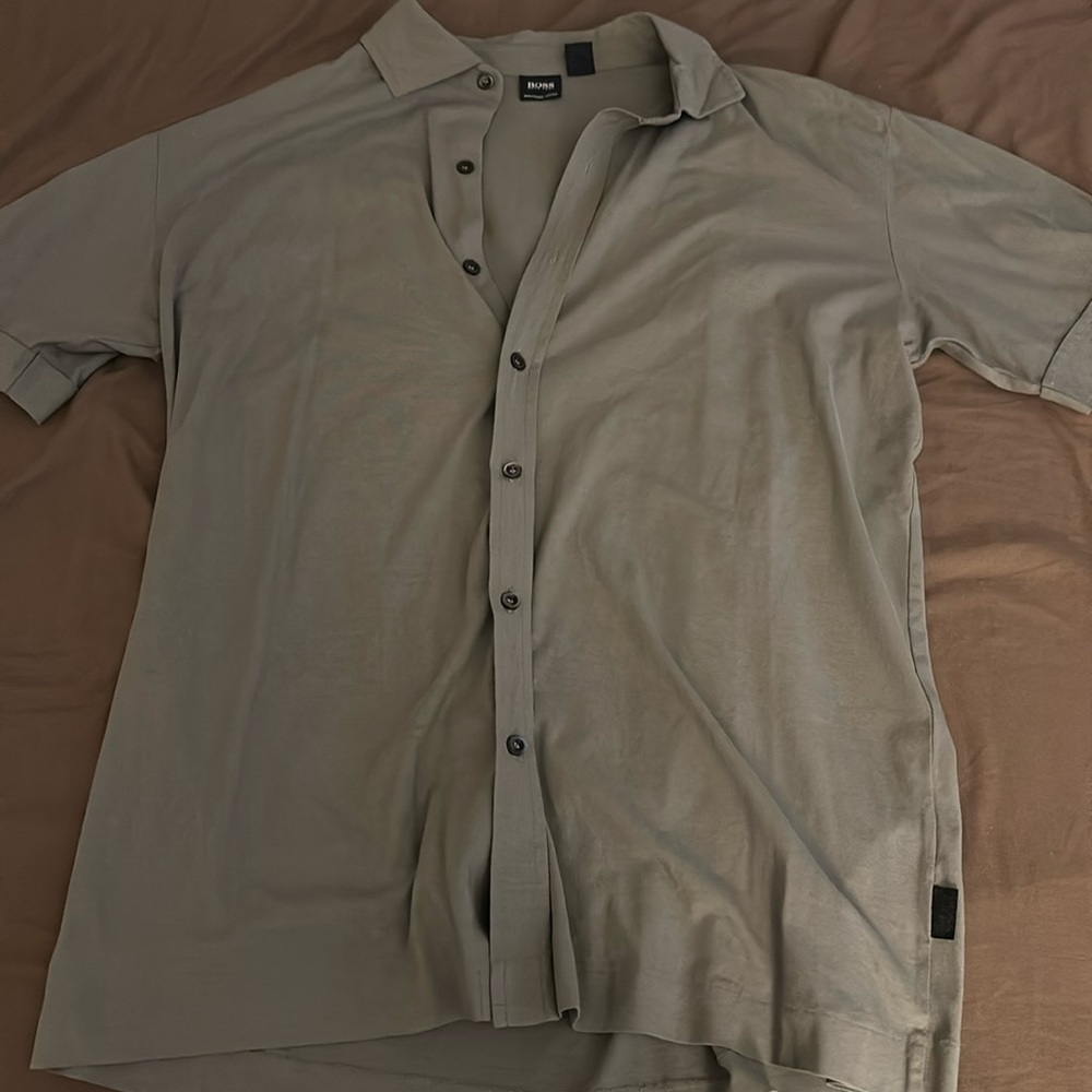 Hugo Boss button up polo size large
